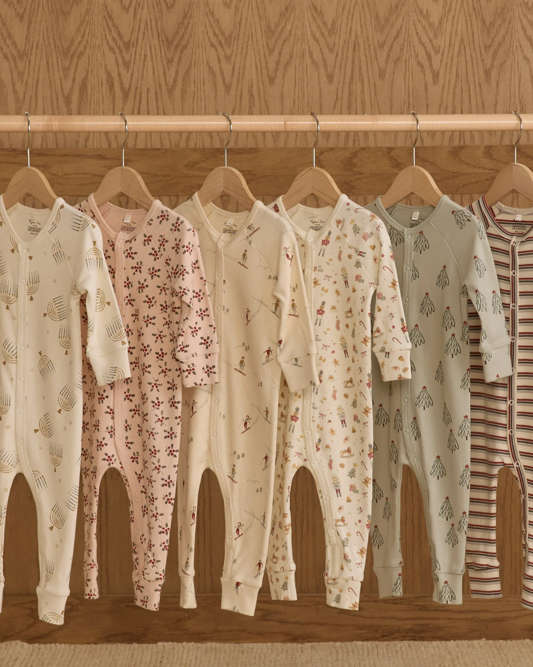 Organic Long John Pajamas || Holly Berry - Image 5