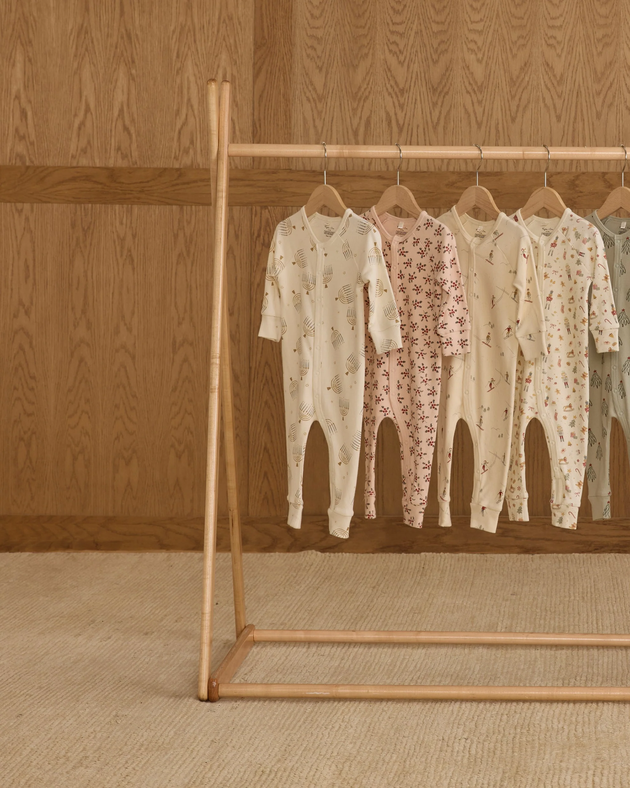 Organic Long John Pajamas || Holly Berry - Image 6
